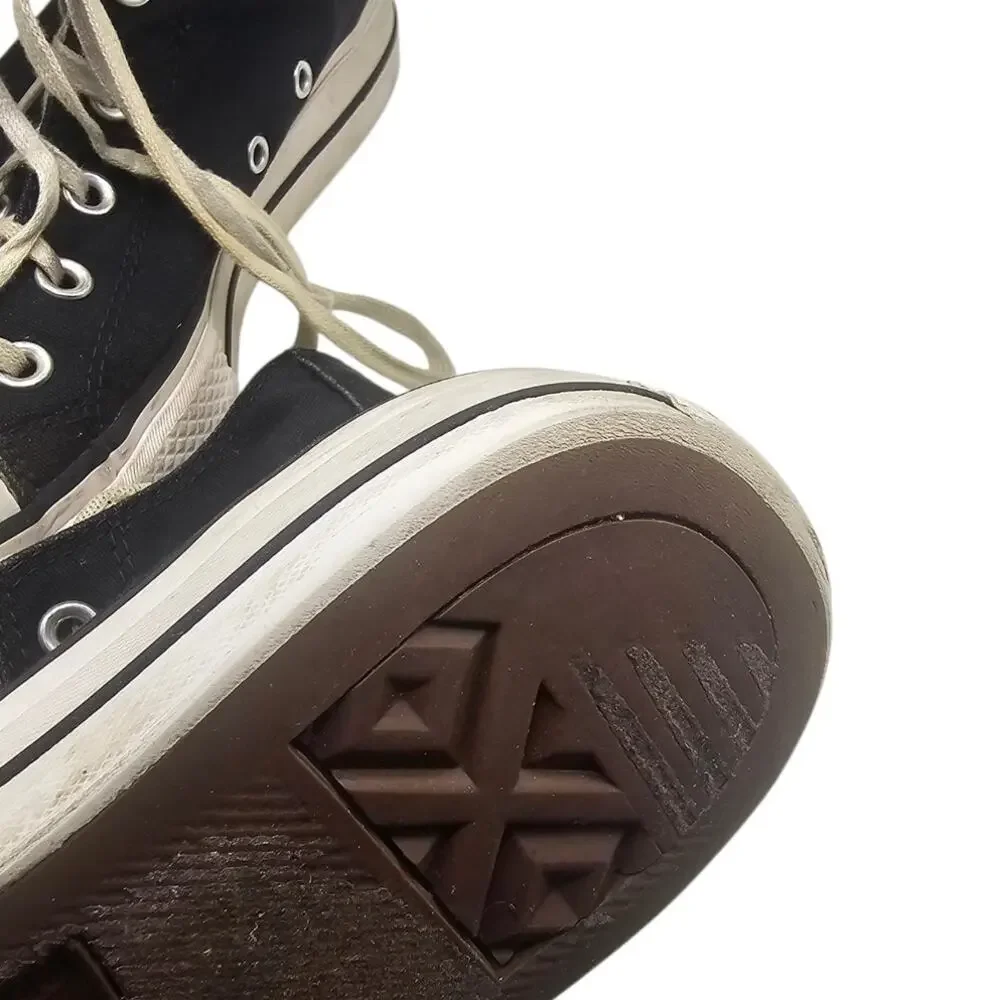 Converse Chuck Taylor All Star Platform High Top Sneakers Black Size 8